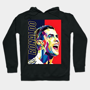 Cristiano Ronaldo WPAP pop art Hoodie